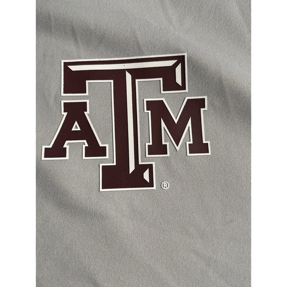Adidas Texas A & M Aggies Short Sleeve Gray Climalite Polo Men's Large NCAA - Picture 3 of 9